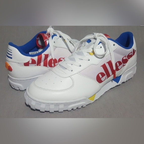 Ellesse Tanker LO OG LTHR AF White Athletic Sneakers Size 7 NEW - Picture 4 of 9